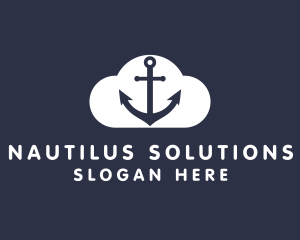 Sailor Anchor Cloud  logo design