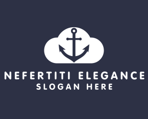 Sailor Anchor Cloud  logo design