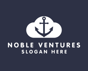 Sailor Anchor Cloud  logo design