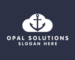 Sailor Anchor Cloud  logo design