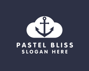 Sailor Anchor Cloud  logo design