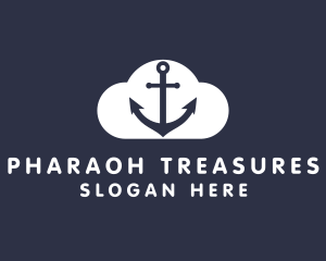 Sailor Anchor Cloud  logo design