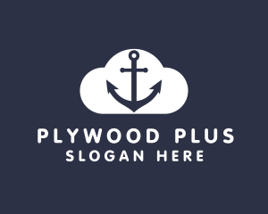 Sailor Anchor Cloud  logo design