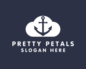 Sailor Anchor Cloud  logo design