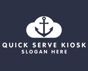 Sailor Anchor Cloud  logo design