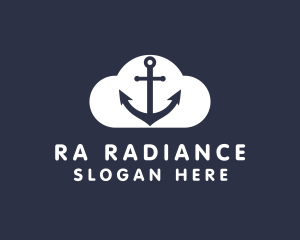 Sailor Anchor Cloud  logo design