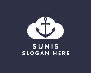 Sailor Anchor Cloud  logo design