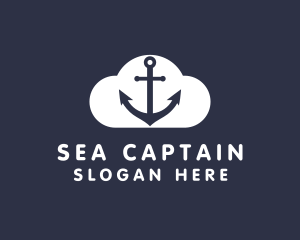 Sailor Anchor Cloud  logo design