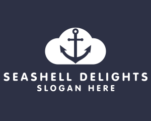 Sailor Anchor Cloud  logo design