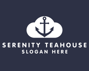 Sailor Anchor Cloud  logo design