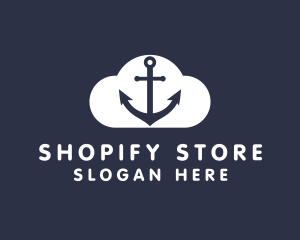 Sailor Anchor Cloud  logo design