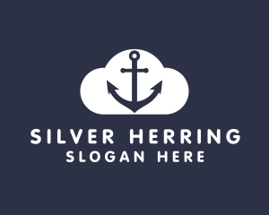 Sailor Anchor Cloud  logo design