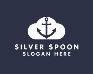 Sailor Anchor Cloud  logo design