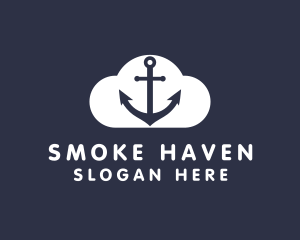 Sailor Anchor Cloud  logo design