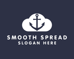 Sailor Anchor Cloud  logo design