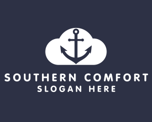 Sailor Anchor Cloud  logo design