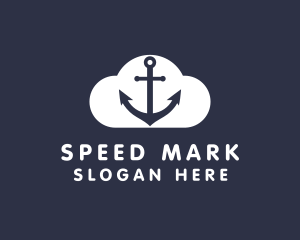 Sailor Anchor Cloud  logo design