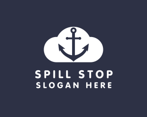 Sailor Anchor Cloud  logo design