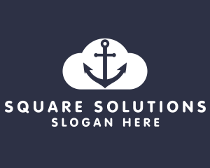 Sailor Anchor Cloud  logo design