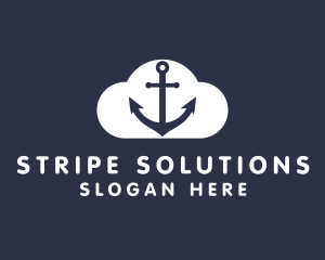 Sailor Anchor Cloud  logo design