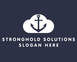 Sailor Anchor Cloud  logo design