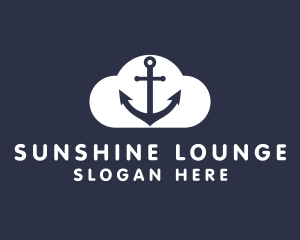 Sailor Anchor Cloud  logo design