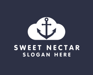 Sailor Anchor Cloud  logo design