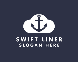 Sailor Anchor Cloud  logo design