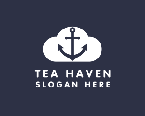 Sailor Anchor Cloud  logo design