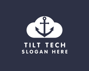 Sailor Anchor Cloud  logo design