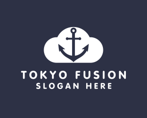 Sailor Anchor Cloud  logo design