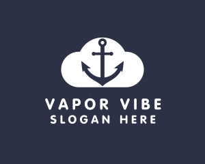 Sailor Anchor Cloud  logo design