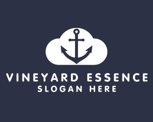 Sailor Anchor Cloud  logo design