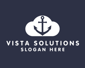 Sailor Anchor Cloud  logo design