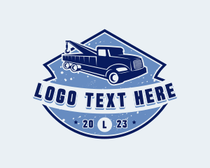 Mover - Pickup Tow Truck logo design
