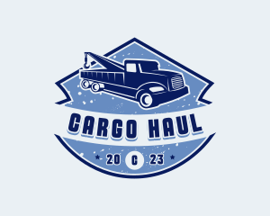 Pickup Tow Truck logo design