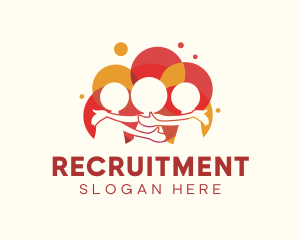 Recruitment Agency Team logo design