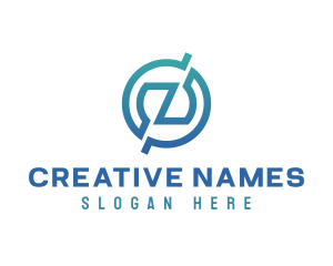 Name - Gradient Mechanical Z logo design