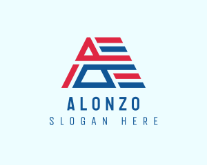 Political Letter A logo design