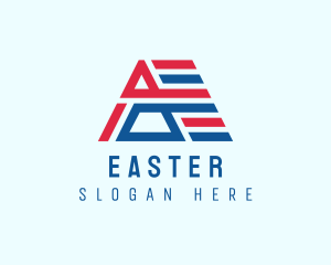 Tech - Political Letter A logo design