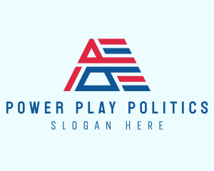 Politics - Political Letter A logo design