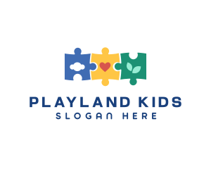 Nursery Puzzle Toy logo design