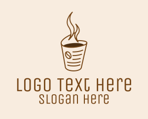 Cup - Morning News Coffee Cup logo design