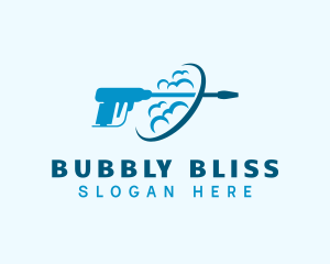 Pressure Washing Suds logo design