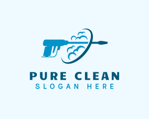 Pressure Washing Suds logo design