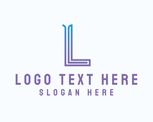 Gradient - Startup Business Letter L logo design