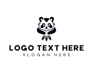 Bear - Panda Animal Conservation logo design