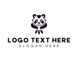 Wild - Panda Animal Conservation logo design