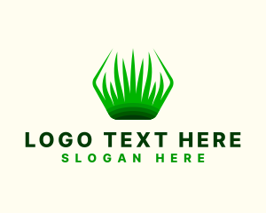 Turf - Grass Garden Landscaping logo design