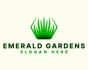 Grass Garden Landscaping logo design